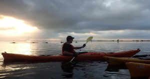 artes de pesca desde el kayak al delta del ebro